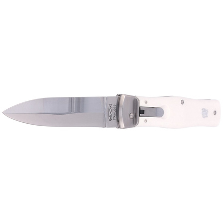 Nóż sprężynowy Mikov Predator White ABS, Mirror (241-NH-1/KP WHITE)