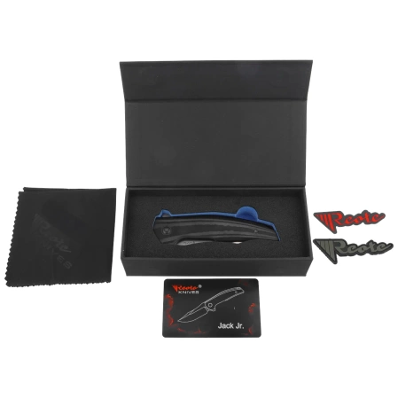 Reate Jack Jr. Knife Black Aluminium, Satin S30V (Jack Jr. BKAL SAT BKAL)