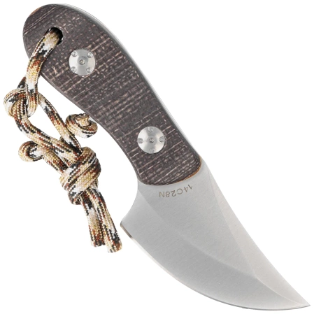 Nóż Muela Mouse-7M Brown Jute Micarta, Satin 14C28N