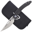 Bestech Knife Irida Carbon Fiber / Black G10, Satin 14C28N by Kombou (BG25D)