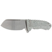 Nóż składany Kubey Creon White/Green G10, Damascus (KU336A)