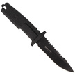K25 RK-31910 Knife Black Rubber, Black Titanium 7Cr17Mov