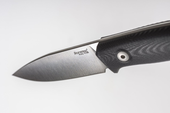Nóż LionSteel Bushcraft G10 Black, Satin Blade (M1 GBK)