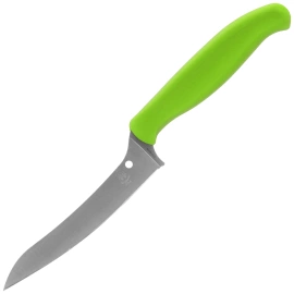 Nóż kuchenny Spyderco Z-Cut Pointed Tip Green Polypropylene, Satin CTS BD1N (K14PGN)