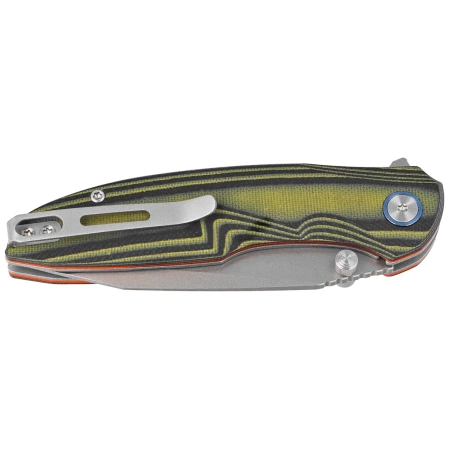 Remette RT-Cool Whale Knife Black / Green G10, Ceramic Sandblasted 14C28N (RTCL-G1)