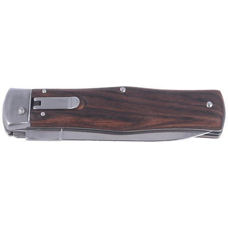 Mikov Predator Classic Palisander Wood Automatic Knife (241-ND-3/KP)