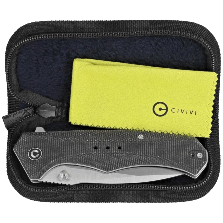 Nóż składany Civivi Photonix Dark Green Canvas Micarta, Satin 14C28N (C23081B-3)