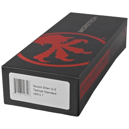 Nóż składany Microtech Socom Elite S/E-M Tactical Black Aluminum, Black M390MK by Tony Marfione (160-1T)