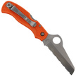 Nóż składany Spyderco Rescue 79mm FRN Orange (C45SOR)