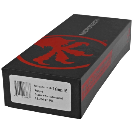 Nóż automatyczny OTF Microtech Ultratech Gen IV D/E Purple Aluminium, Stonewashed M390MK by Tony Marfione (11224-10PU)