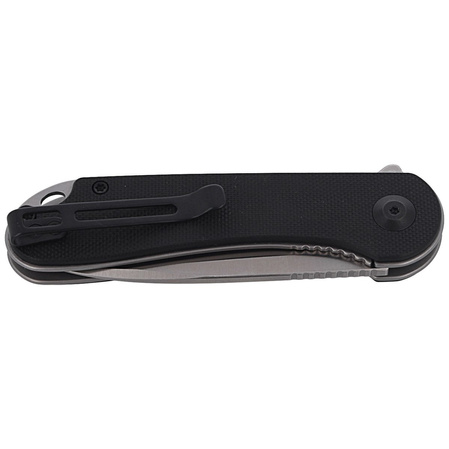 CIVIVI Knife Elementum Flipper Black G10, Satin Finish (C907A)
