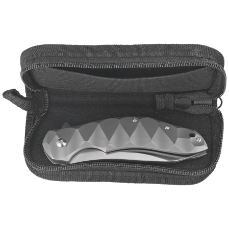 Nóż składany Fox Flipper Gray Titanium, Satin N690Co by Jens Ansø (FX-302)