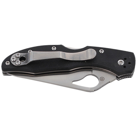 Spyderco Byrd Meadowlark 2 G-10 Black, Plain (BY04GP2)