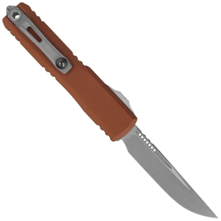 Nóż automatyczny OTF Microtech Ultratech Gen IV S/E Brown Aluminium, Apocalyptic M390MK by Tony Marfione (11214-10APBN)