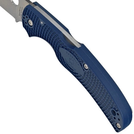 Spyderco Native Chief Knife Cobalt Blue FRN, Satin SPY27 by Sal, Eric Glesser (C244PCBL)