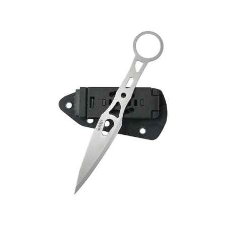 Kubey Kunai Neck Knife Stonewashed Skeletonized 14C28N by Jake Hoback (KU401)