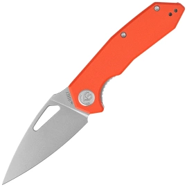 Nóż składany Kubey Coeus KU122W Orange G10, Stonewashed 14C28N