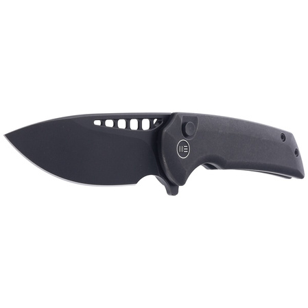 WE Knife Mini Malice Black Titanium, Black Stonewashed CPM 20CV by Ferrum Forge (WE054BL-1)