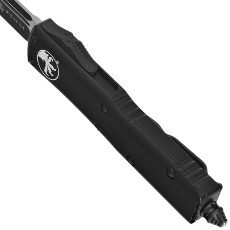 Microtech UTX-85 S/E OTF Knife Black Aluminum, Black M390 (231-1T)