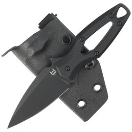 FOX Aka Black G10, Black Top Shield Elmax by Denis Simonutti (FX-553 B)