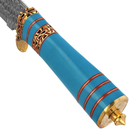 Nóż Martinez Albainox Blue Acrylic, Damascus 256 Layers (32564)