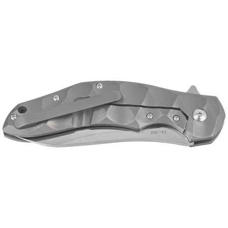 Nóż składany Fox Flipper Gray Titanium, Satin N690Co by Jens Ansø (FX-302)