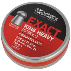 JSB Exact King Heavy 6.35 mm Pellets, 150 pcs (546398-150)
