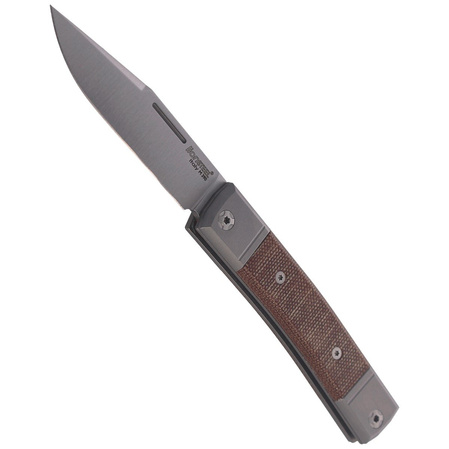 LionSteel bestMAN Natural Micarta, Clip Blade (BM1 CVN)