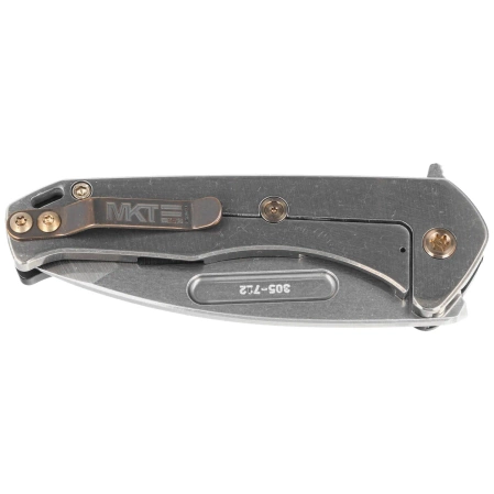 Medford Knife Praetorian Swift FL Flipper Tumbled Tanto, Black Handle, Bronze HW/Clip, S45VN (MKFF2064TT-42TM-T1C1-Q4)