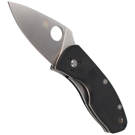 Spyderco Ambitious G-10 Black PlainEdge Knife (C148GP)