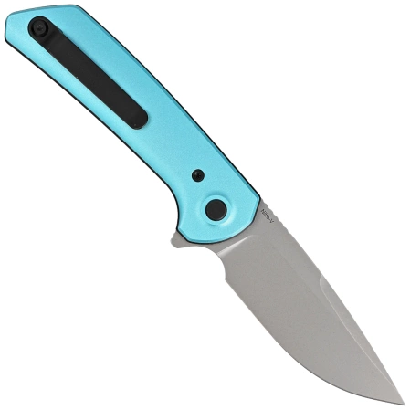 Nóż składany Reate PL-XF-A-8 Blue Aluminium, Stonewashed Nitro-V
