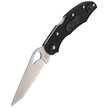 Spyderco Byrd Cara Cara 2 FRN Black, CombinationEdge (BY03PSBK2)