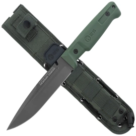 Nóż K25 RK-32756 Green Rubber, Black Titanium 4Cr13Mov