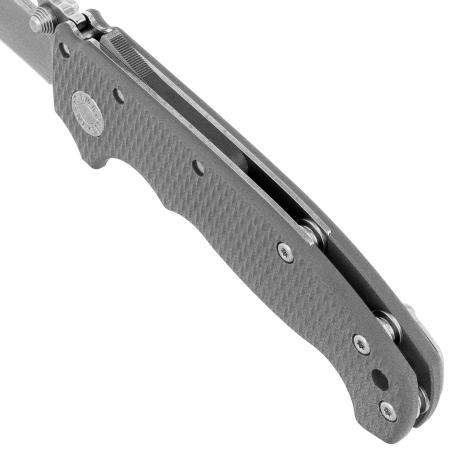 Nóż składany Demko AD20S Clip Point Gray G10, Stonewashed MagnaCut by Andrew Demko (MGAD20S-MAG-GRYG10-CP)