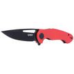 Kubey Knife Dugu Red G10, Dark Stonewashed 14C28N (KU210F)