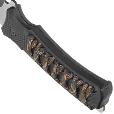 Martinez Albainox 32796 Knife ABS Black/Camo Stringing, Brushed/Black 3Cr13Mov