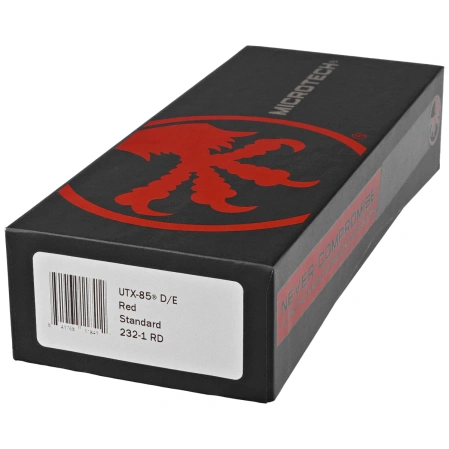 Microtech UTX-85 D/E OTF Knife Red Aluminum, Black MK390 by Tony Marfione (232-1RD)