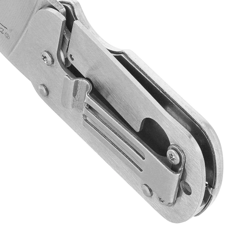 Martinez Albainox Dog Tag Knife Satin Stainless Steel, Satin 3Cr13Mov (18654)