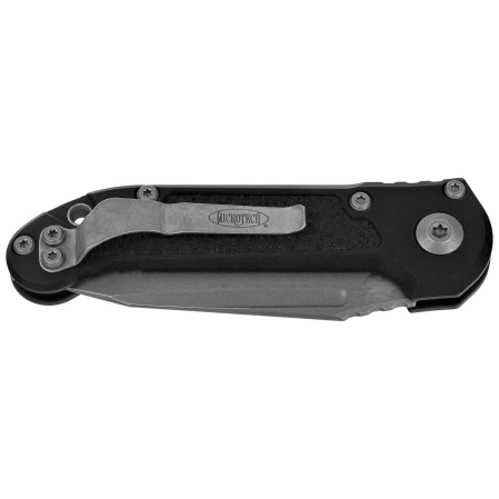 Microtech LUDT Gen III T/E Automatic Knife Black Aluminum, Apocalyptic M390MK by Tony Marfione (1136-10AP)