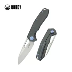 Nóż składany Kubey Vagrant Flamed Titanium, Beadblasted CPM S35VN by Maksim Tkachuk (KB284E)