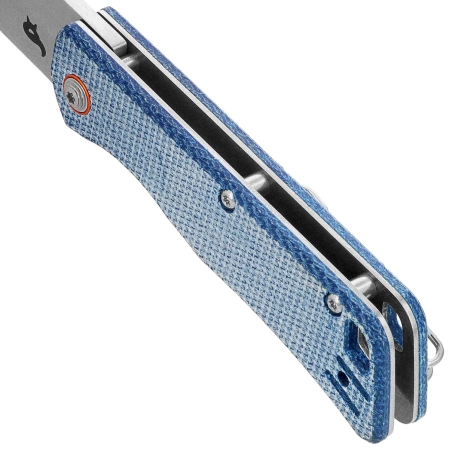 Nóż składany BlackFox Teeny Blue Micarta, Satin D2 (BF-785 MIBL)