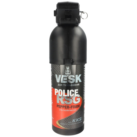 Gaz pieprzowy KKS VESK RSG Police Foam 2mln SHU, Stream 400ml (12400-F)