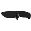 Nóż składany LionSteel SR11A Black Aluminum, Black Sleipner by Molletta (SR11A BB)