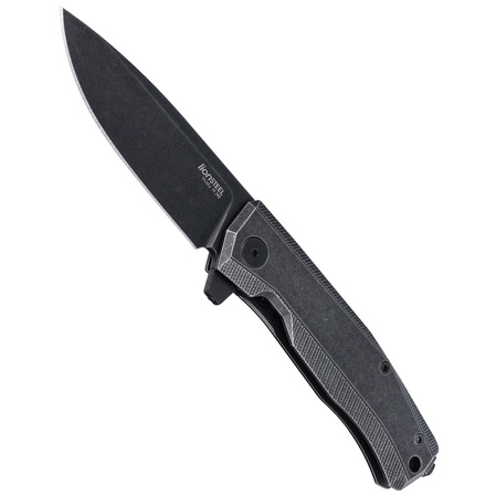 LionSteel Myto Knife Old Black Titanium, PVD Stonewashed M390 by Molletta (MT01B BW)