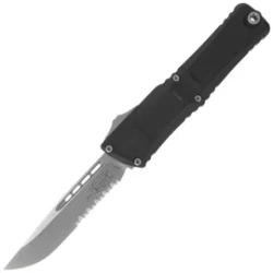 Microtech Combat Troodon Gen III S/E OTF Knife Black Aluminum, Apocalyptic P/S M390MK by Tony Marfione (1143-11AP)