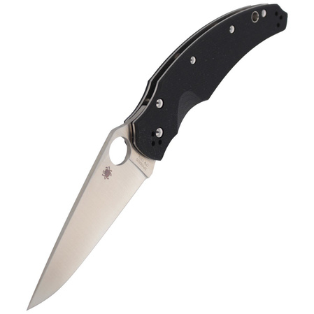 Nóż składany Spyderco Opus Black G-10 Plain (C218GP)