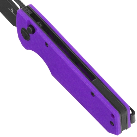 Bestechman Guardian Knife Purple G10, Black PVD D2 (BMK11H)
