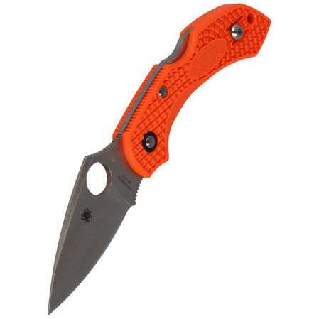 Nóż składany Spyderco DragonFly 2 FRN Orange Plain (C28POR2)