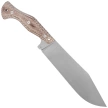Viper Carnera Brown Canvas Micarta, Stonewashed D2 by Tommaso Rumici Knife (VT4006SWBW)