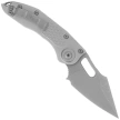 Microtech Stitch-A S/E Automatic Knife Natural Clear Aluminum, Apocalyptic M390 by Borka Blades and Tony Marfione (169-10APNC)